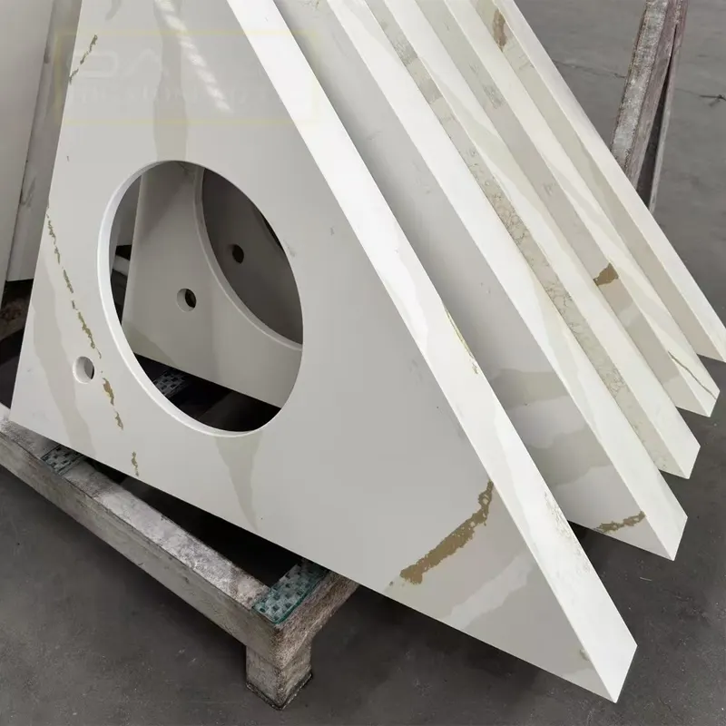White Engineered Quartz Slab 3200x1600mm