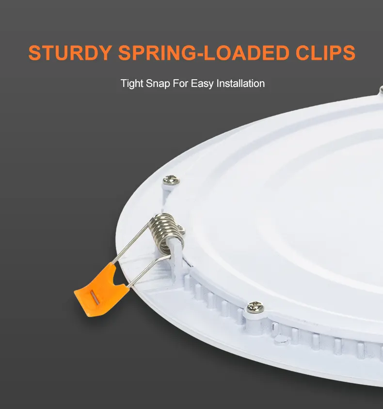 Slim Round Aluminum LED Panel Light 9-18W