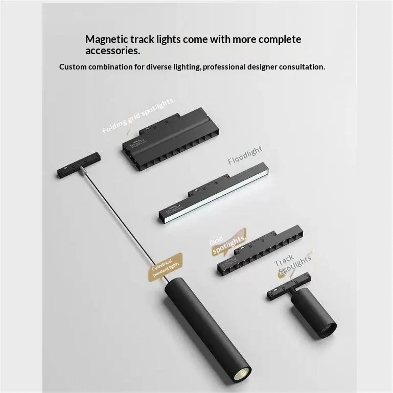 Recessed Aluminum Magnetic LED Track Spotlight product sample