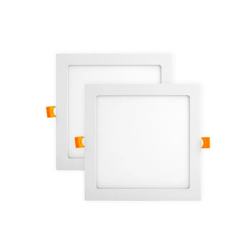 Recessed Square Aluminum LED Panel Light 300x300 7/24W 5000K