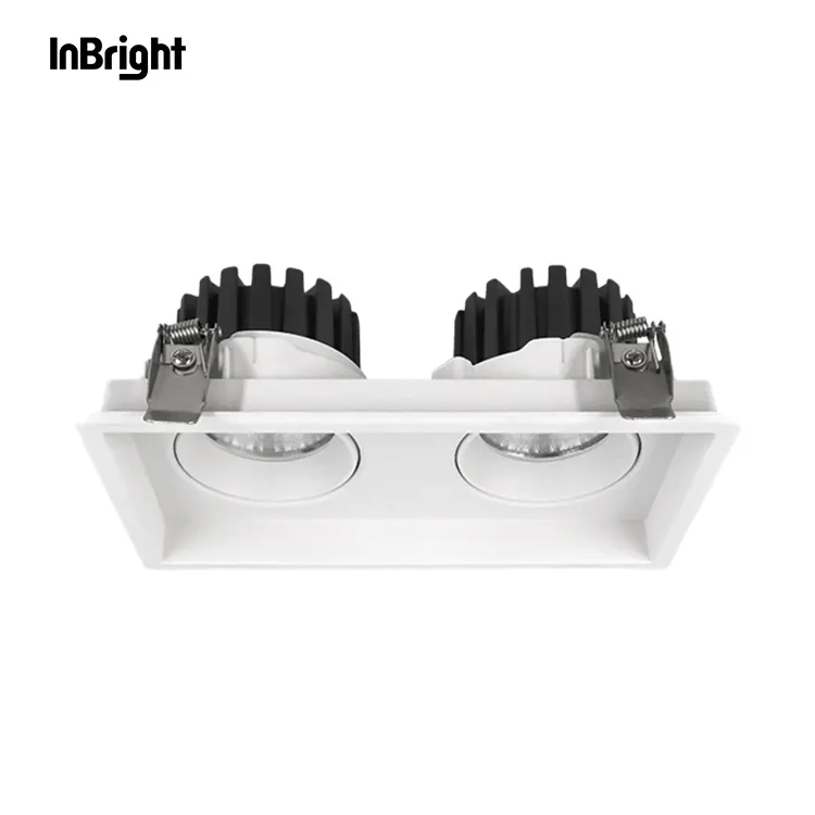 Anti-Glare Adjustable Dimmable Recessed LED Downlight 10-25W