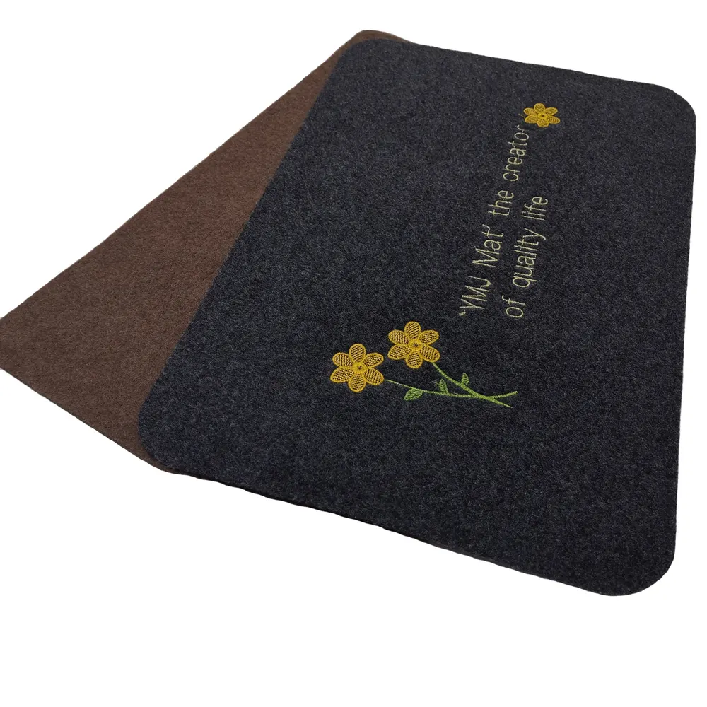 Needle-Punched TPR Entrance Door Mat 4-8mm Thick