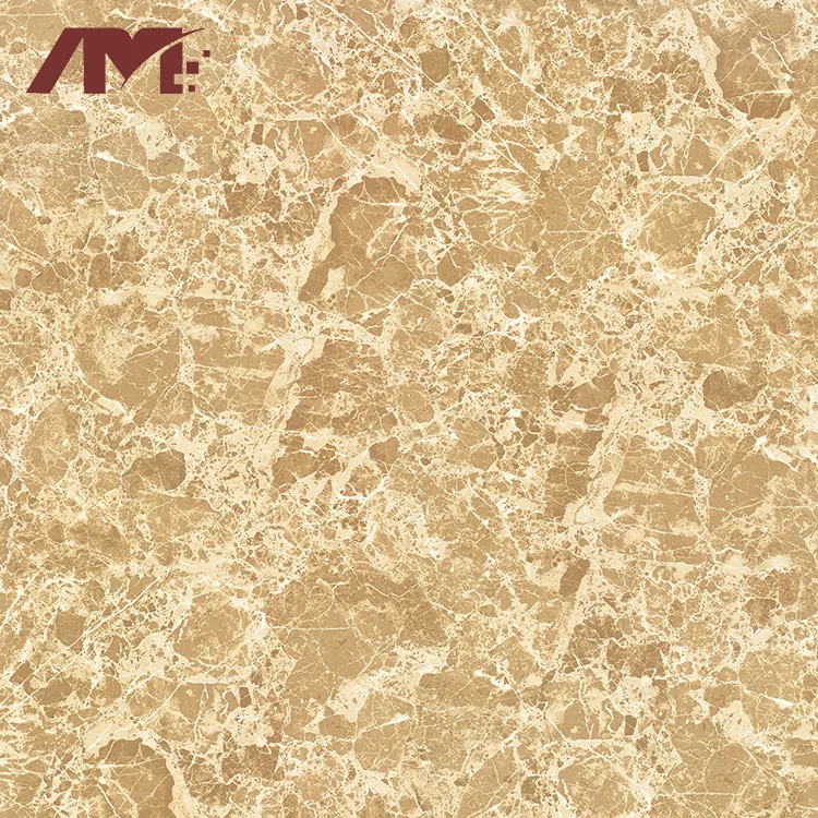 Travertine-Look Porcelain Floor Tile 1x1