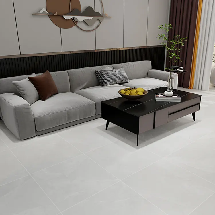 Non-Slip Stone-Look Porcelain Floor Tile 600x600mm