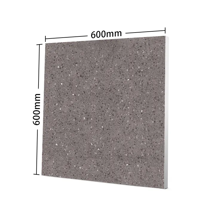 Non-Slip Terrazzo-Look Matte Porcelain Wall And Floor Tile 600x600mm
