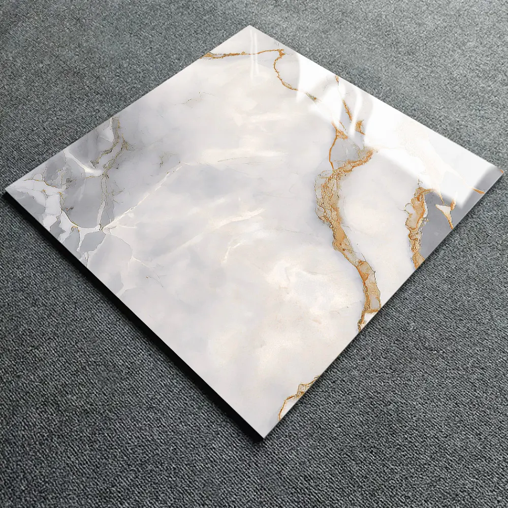 Stone-Look Gold Porcelain Wall Tile 600x600mm