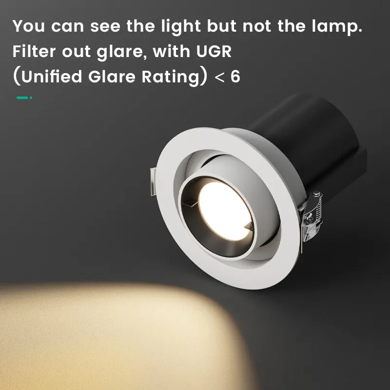 Surface-Mounted Aluminum COB LED Downlight 5-12W
