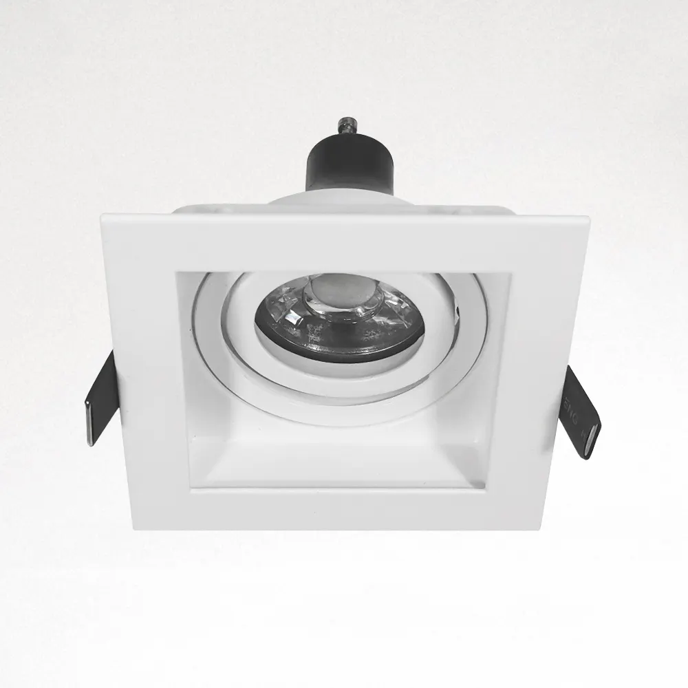 Aluminum Downlight Housing White GU10/MR16