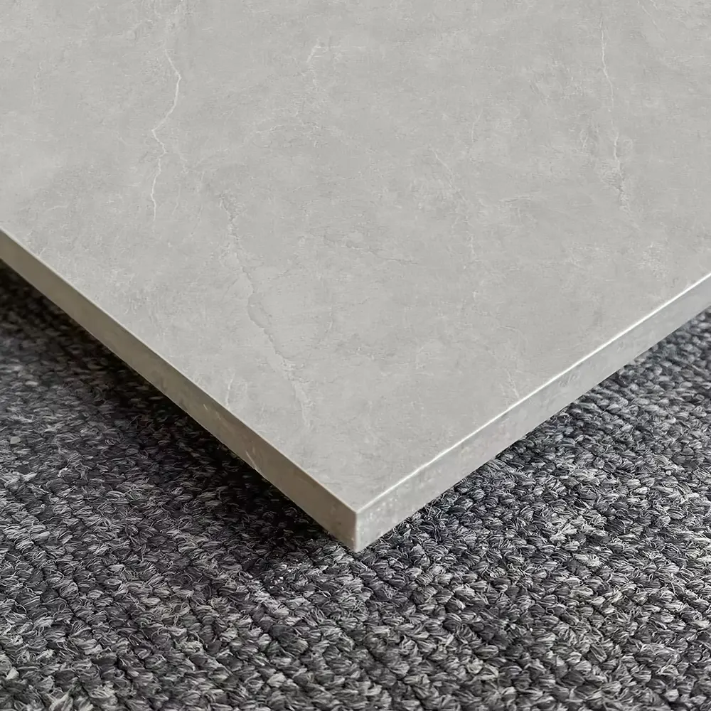 Marble-Look Gray Polished Porcelain Wall And Floor Tile 800x800mm