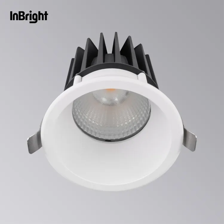 Anti-Glare Dimmable Recessed COB LED Downlight 8-28W IP65 product sample