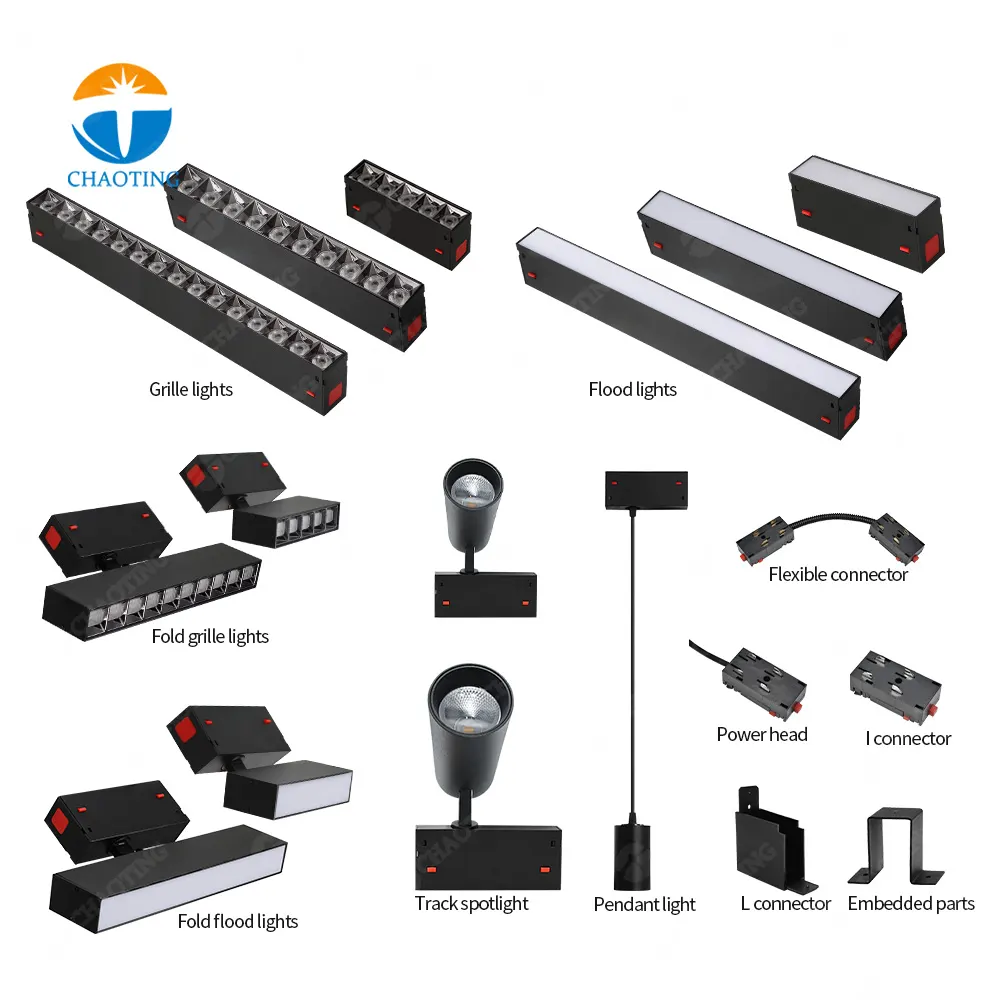 Dimmable Aluminum LED Track Spotlight 8-30W
