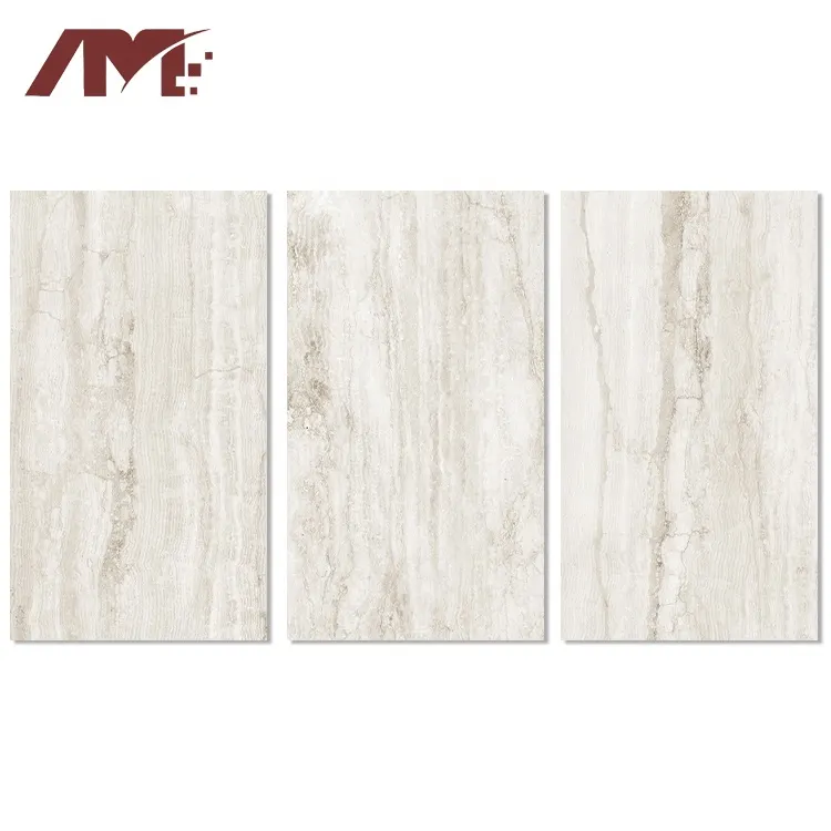 Marble-Look Polished Porcelain Floor Tile 600x600mm