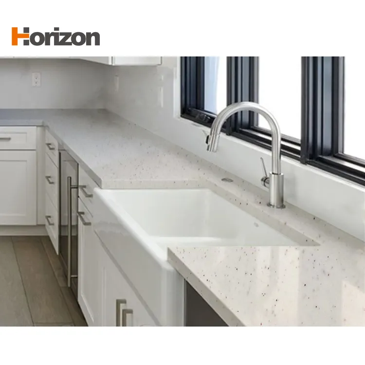 White Engineered Quartz Slab 3200x1600mm