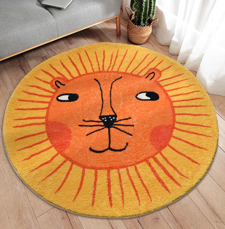 Polyester Area Rug 40x60cm With Rubber Backing