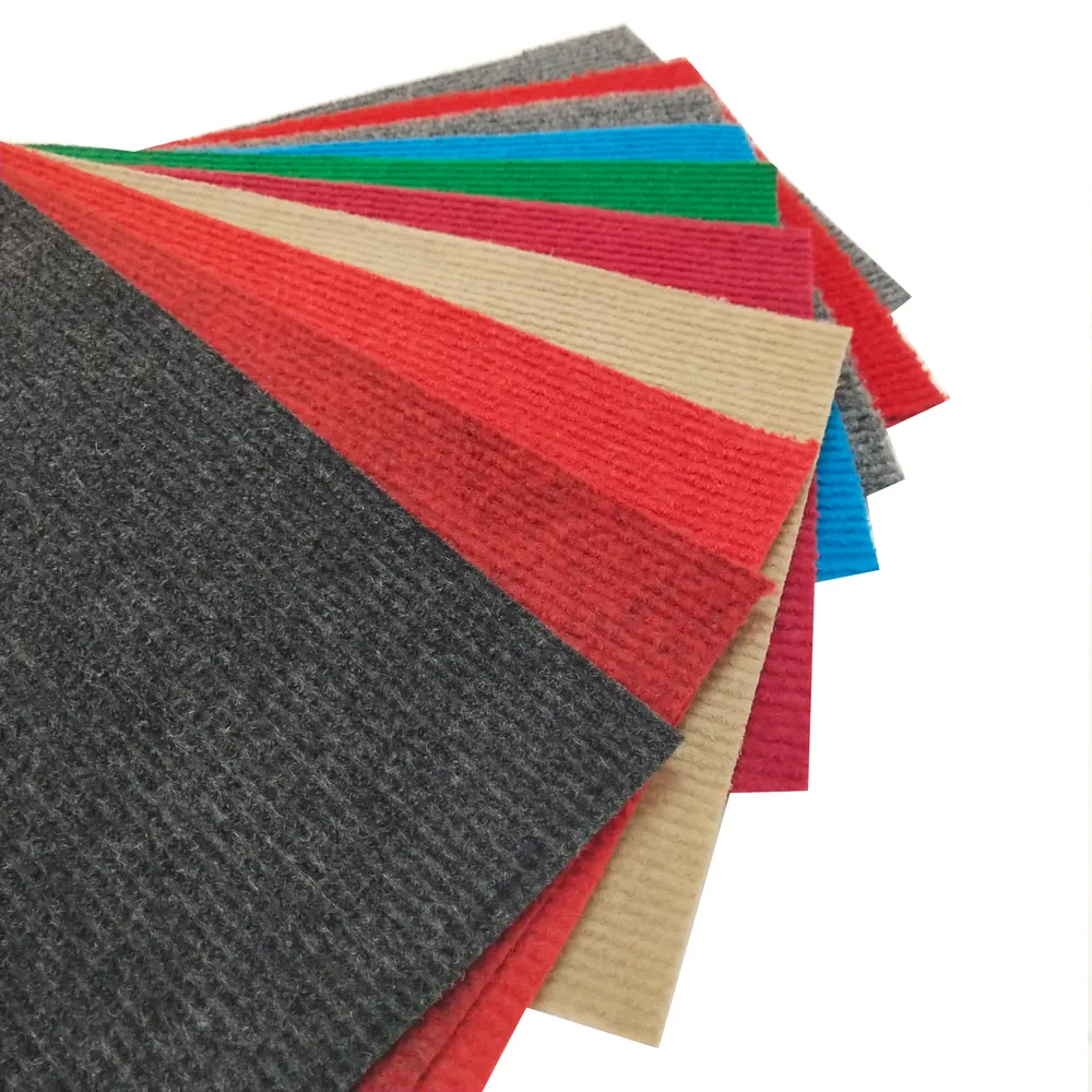 Ribbed Polyester Exhibition And Event Carpet