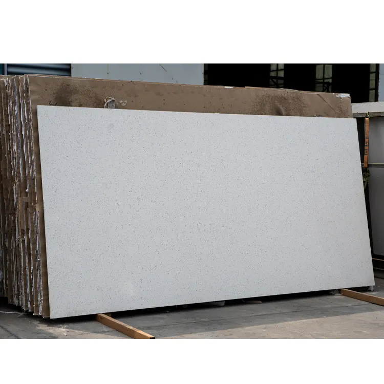 White Engineered Quartz Slab 3200x1600mm