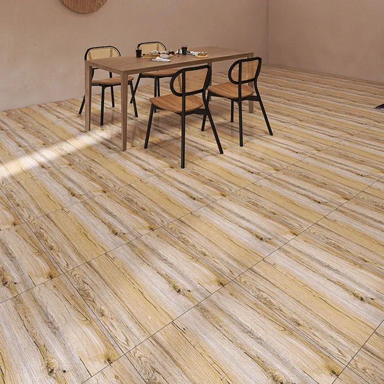 Wood-Look Porcelain Floor Tile 600x600mm