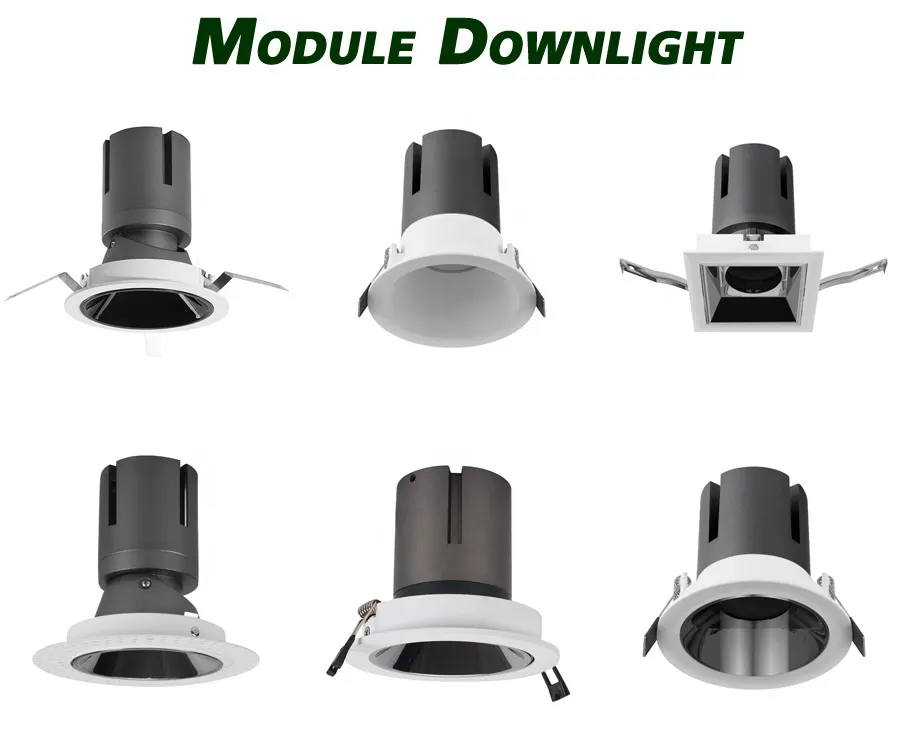 Adjustable Dimmable Recessed Round LED Downlight 9-20W