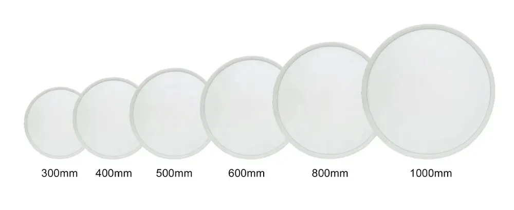 Adjustable Slim Round LED Pendant Panel Light 400-1000mm 24W-96W
