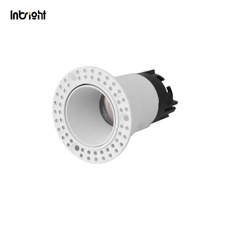 Trimless Dimmable Recessed COB LED Downlight 3-7/10W IP65