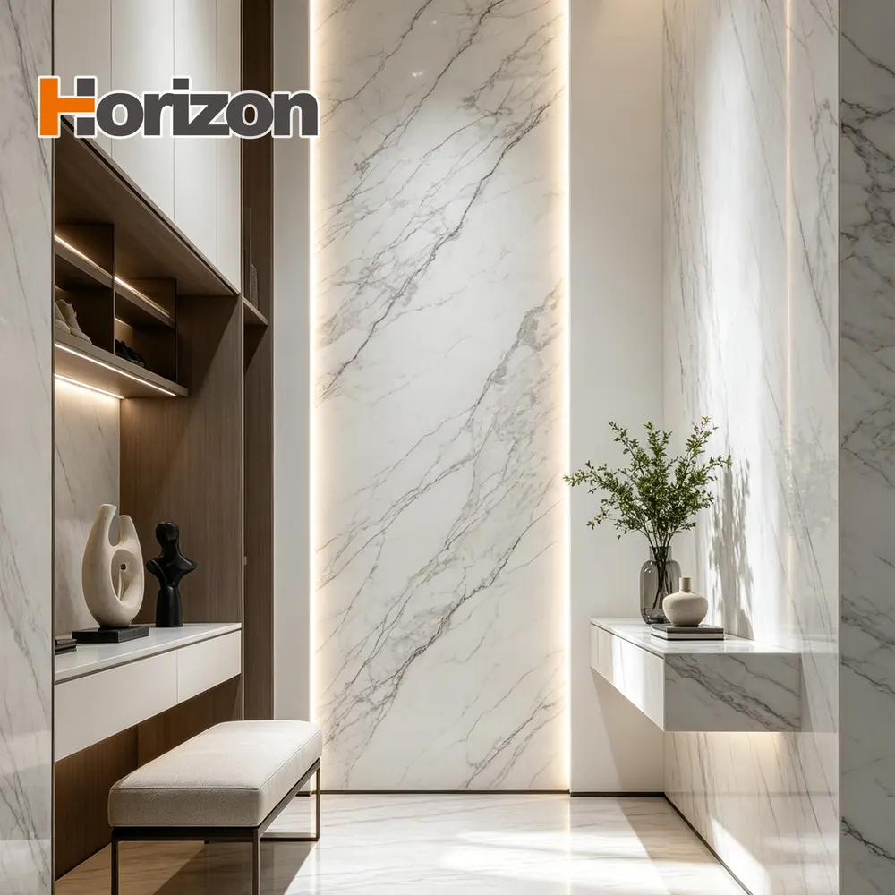 Glazed Engineered Quartz Slab