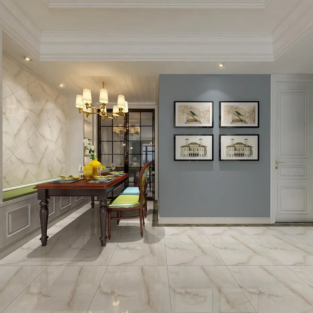 Stone-Look Porcelain Floor Tile 600x600mm