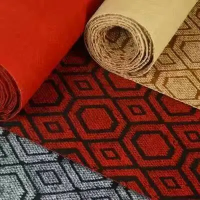 Jacquard Polyester Area Rug With Latex Backing