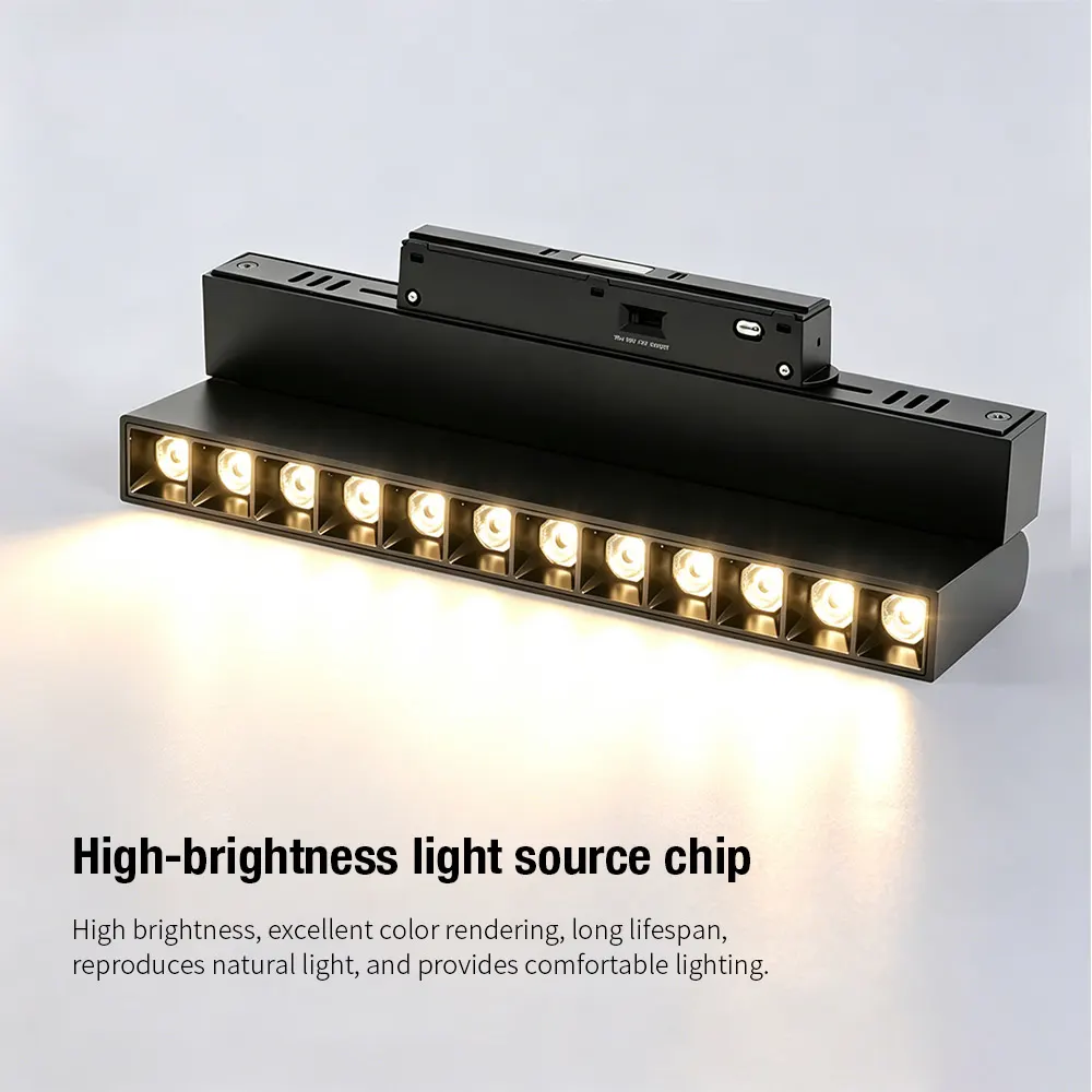 Adjustable Aluminum Magnetic COB LED Track Spotlight 10-30W