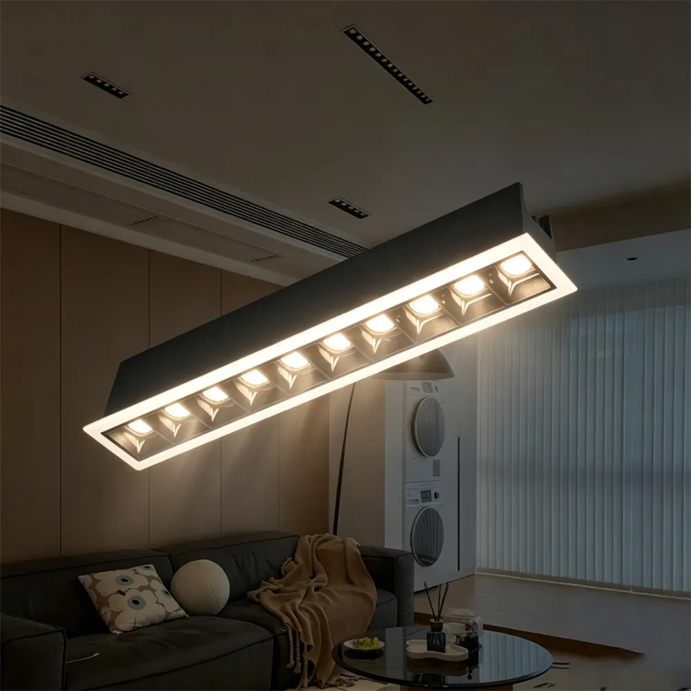 Slim Square Aluminum LED Grille Spotlight