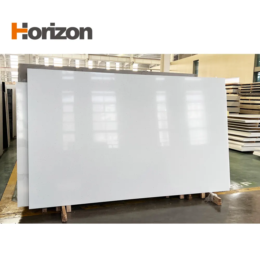 White Engineered Quartz Slab 3200x1600mm