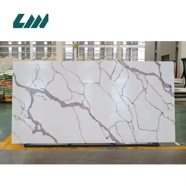 Calacatta Engineered Quartz Slab 3200x1600mm