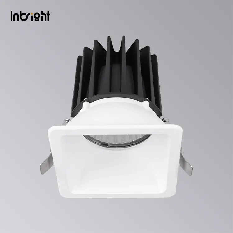 Recessed Square Aluminum COB LED Downlight 8-28W IP65