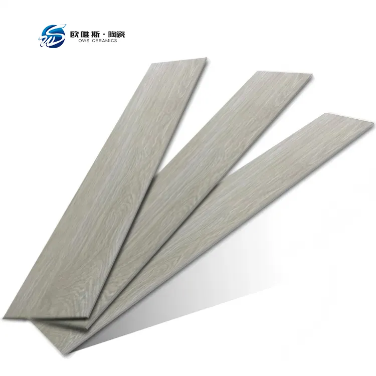 Non-Slip Wood-Look Ceramic Floor Tile 150x900mm