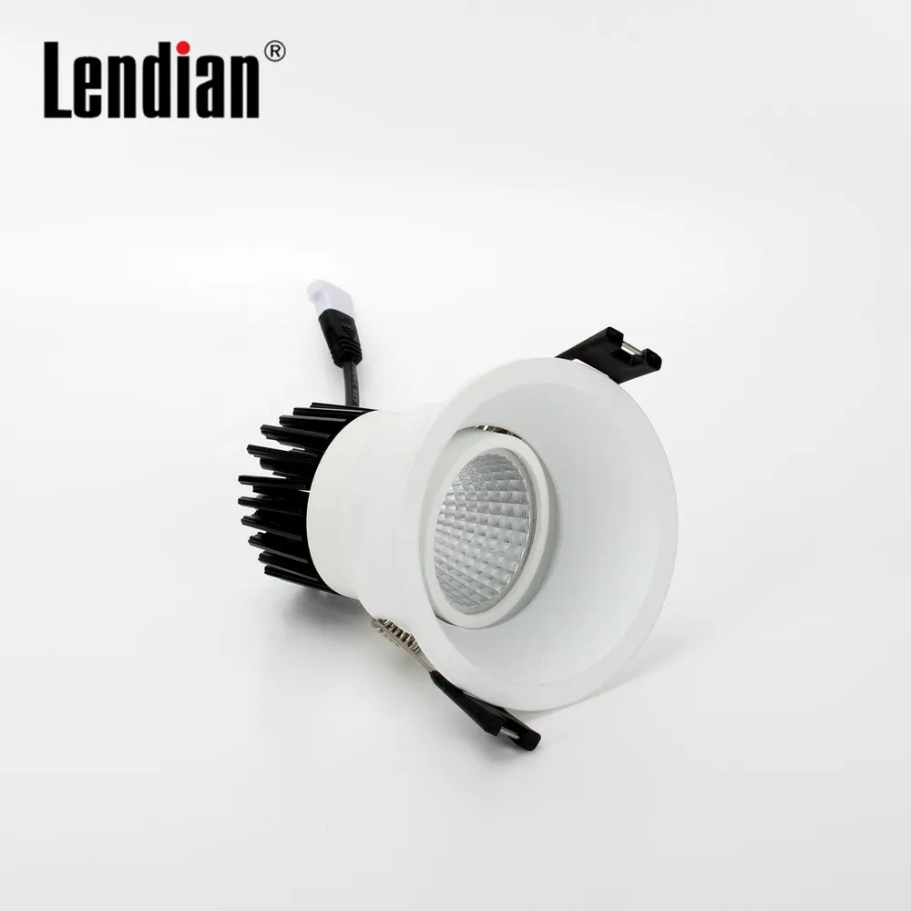 Rotatable Dimmable Recessed/Surface-Mounted COB LED Downlight 12-30W