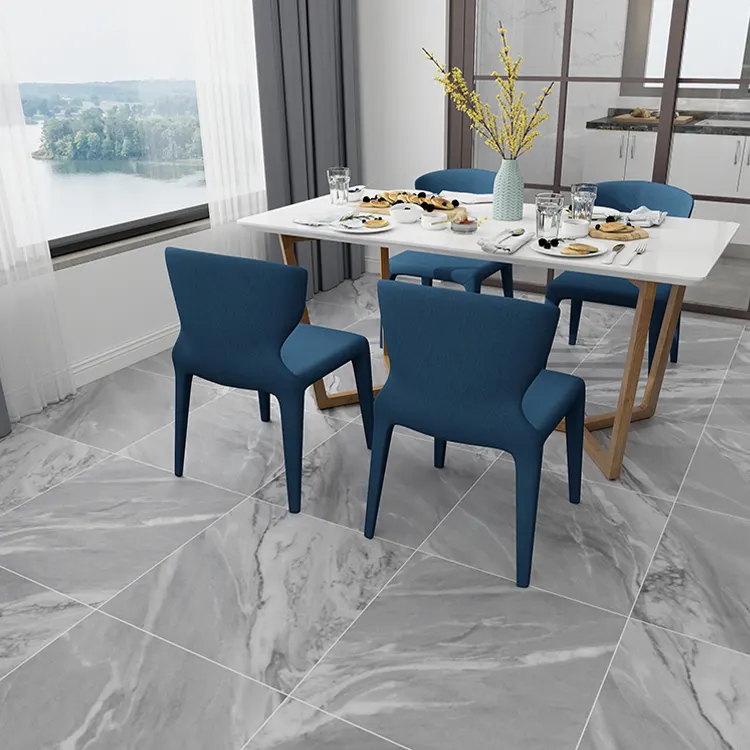 Non-Slip Stone-Look Porcelain Floor Tile 600x600mm