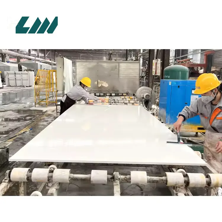 White Engineered Quartz Slab 3200x1600mm