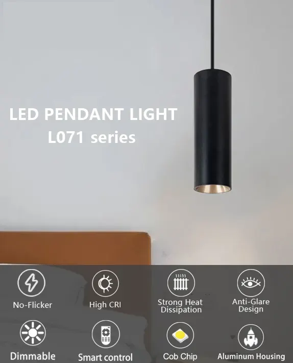 Aluminum LED Pendant Light 15x15x15 8-30W