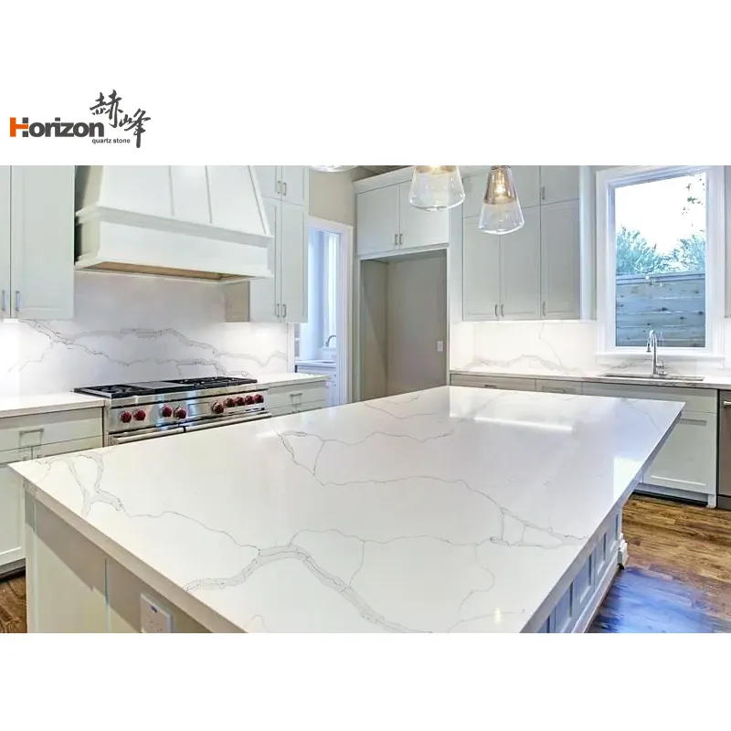 Calacatta Engineered Quartz Slab 3200x1600mm