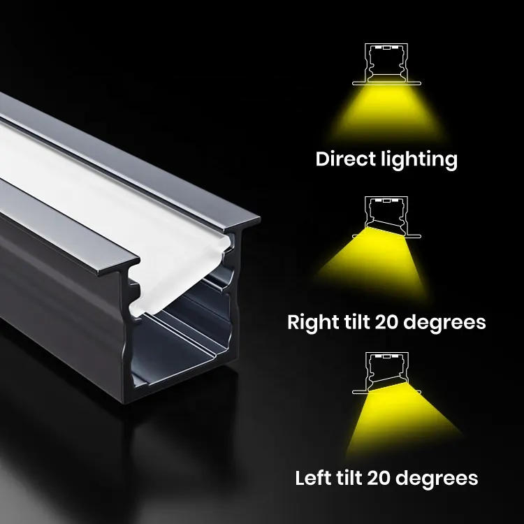 Recessed Plastic LED Cabinet Light 7W