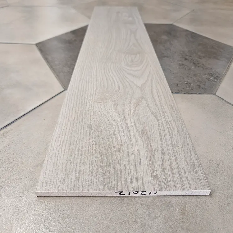 Non-Slip Wood-Look Ceramic Floor Tile 150x800mm