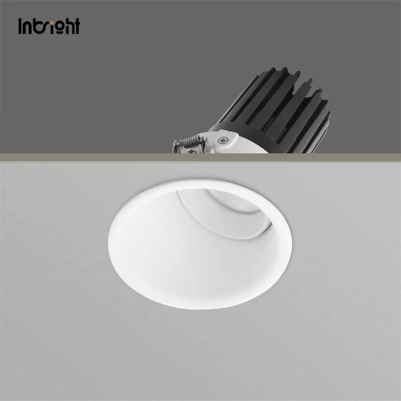Anti-Glare Adjustable Recessed COB LED Downlight 10-25W