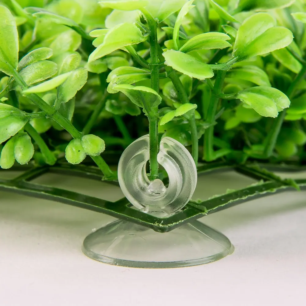 Artificial Aquarium Grass Decoration Mat 9in
