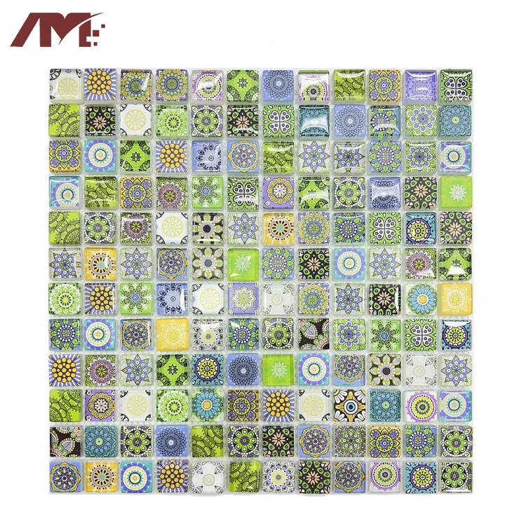 Glass Mosaic Tile 297x297x7mm