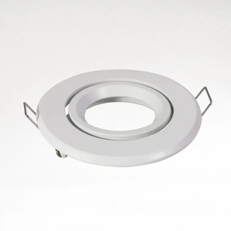 Adjustable Recessed Aluminum Downlight Housing Black/White MR16/GU10