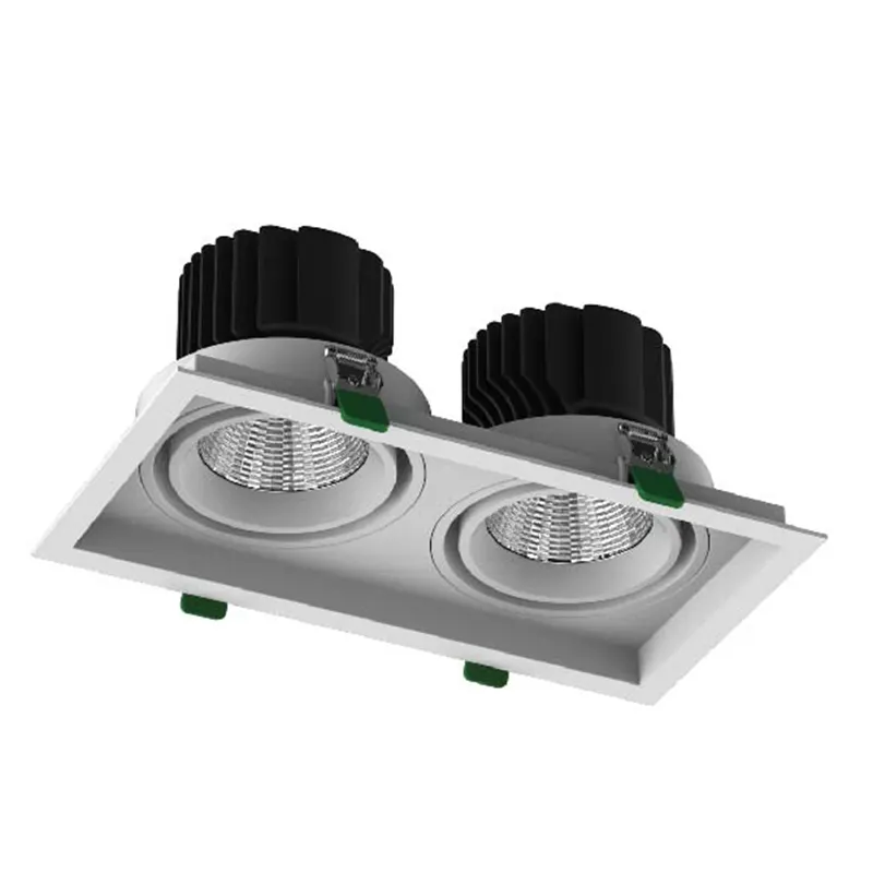 Square Aluminum LED Downlight 24-32W