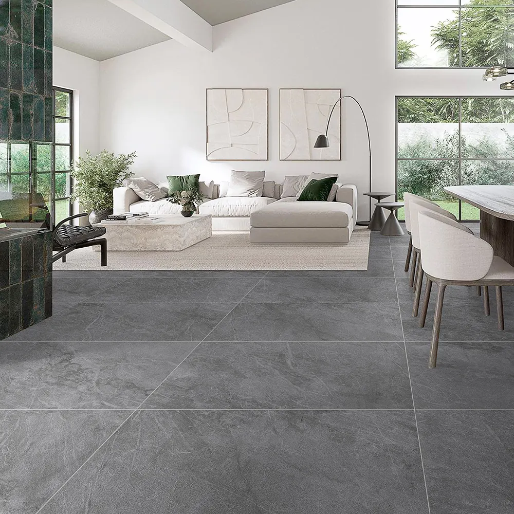 Stone-Look Matte Ceramic Exterior Wall Tile 600x600mm