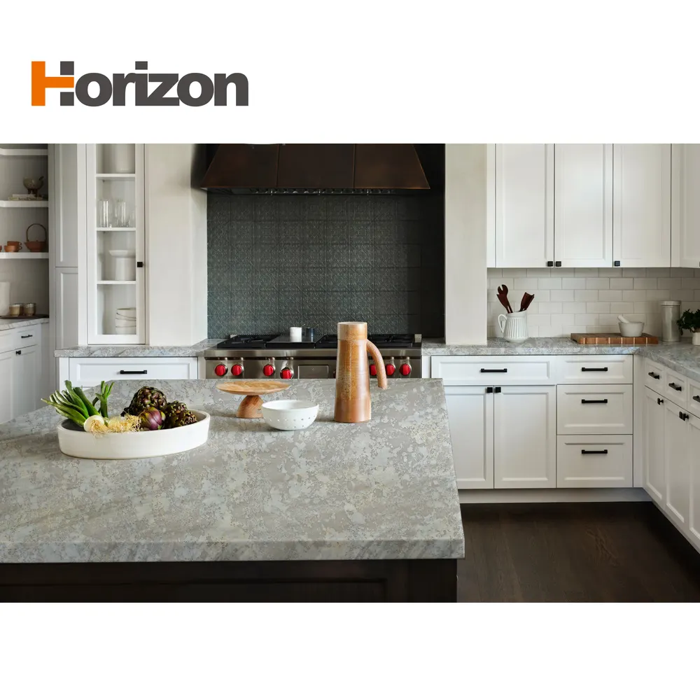 Gray Engineered Quartz Slab 3200x1600mm