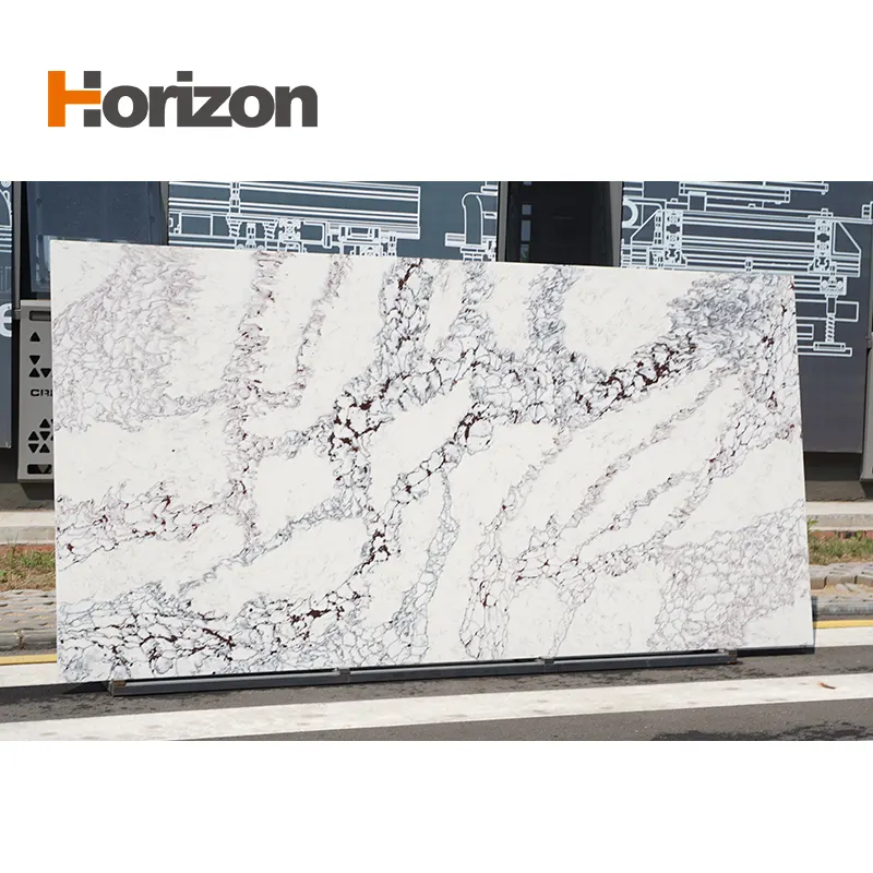 White Engineered Quartz Slab 3200x1600mm