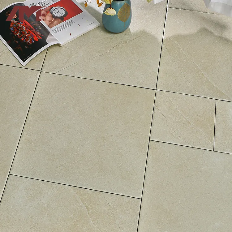 Non-Slip Gray Glazed Porcelain Wall And Floor Tile 400x601.5mm