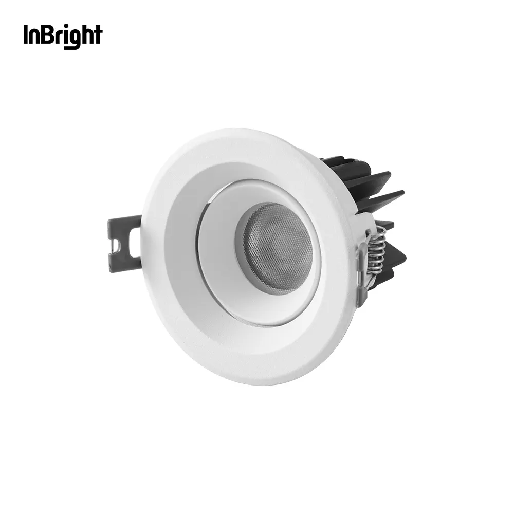 Anti-Glare Recessed Aluminum COB LED Downlight 8-25W IP65